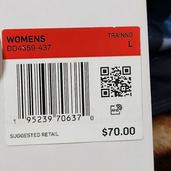 Nike Dri Fit Leggings For Women Size Large Camouflage Pattern Mid Rise - Picture 15 of 16